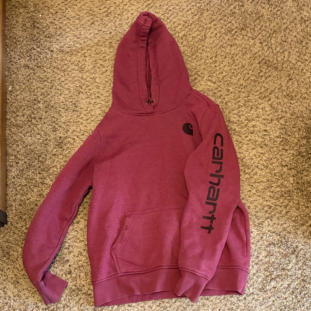 Carhartt Women's Pink Hoodie Sweater
